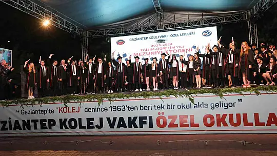 Gaziantep Kolej Vakfı öğrencileri üniversiteli oldu