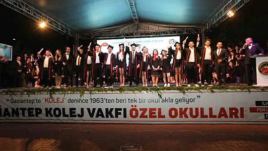 Gaziantep Kolej Vakfı öğrencileri üniversiteli oldu
