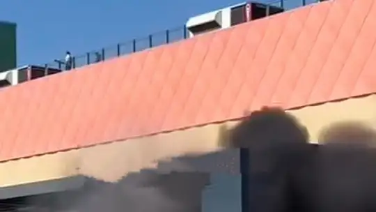 Gaziantep Primemall AVM'de korkutan yangın