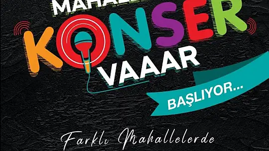 Gaziantep'te 'Mahallemde Konser var' etkinliği başlıyor