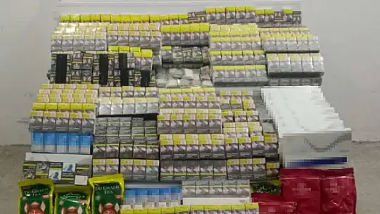 Gaziantep'te 1 milyon lira değerinde kaçak malzeme ele geçirildi