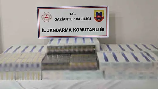 Gaziantep'te 1 milyon lira değerinde kaçak sigara ele geçirildi