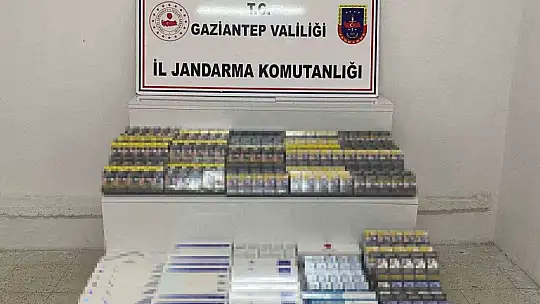 Gaziantep'te 1 milyon TL değerinde kaçak sigara ele geçirildi: 32 gözaltı