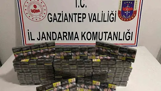 Gaziantep'te 1 milyon TL değerinde kaçak sigara ele geçirildi: 32 gözaltı