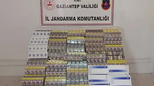 Gaziantep'te 10 bin paket gümrük kaçağı sigara ele geçirildi