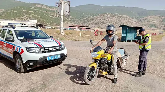 Gaziantep'te 10 motosiklet sürücüsüne 60 bin 941 TL ceza