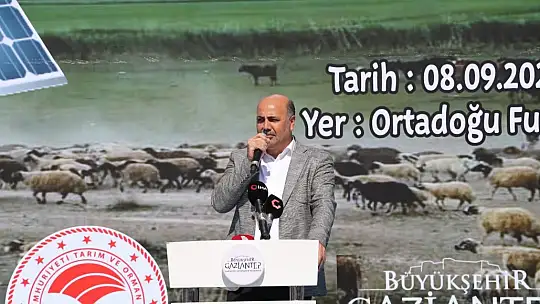 Gaziantep'te 140 çiftçiye güneş paneli dağıtıldı