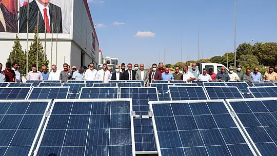 Gaziantep'te 140 çiftçiye güneş paneli dağıtıldı