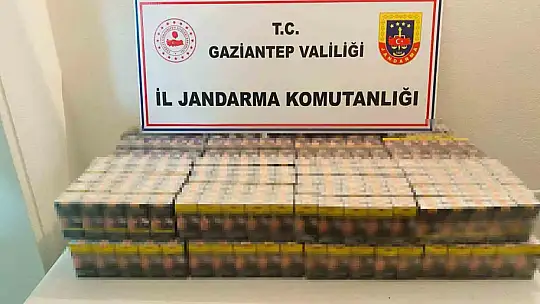 Gaziantep'te 1,5 milyon TL değerinde kaçak sigara ve çay ele geçirildi