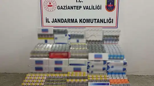 Gaziantep'te 1,5 milyon TL değerinde kaçak sigara ve çay ele geçirildi