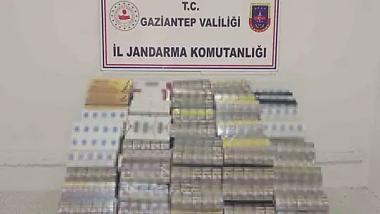Gaziantep'te 1,5 milyon TL değerinde kaçak sigara ve çay ele geçirildi