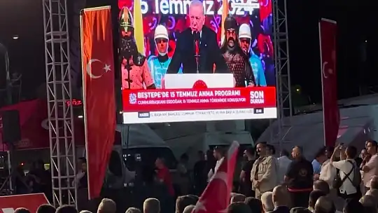 Gaziantep'te 15 Temmuz Zaferi'nin 8. yıl dönümü etkinlikleri
