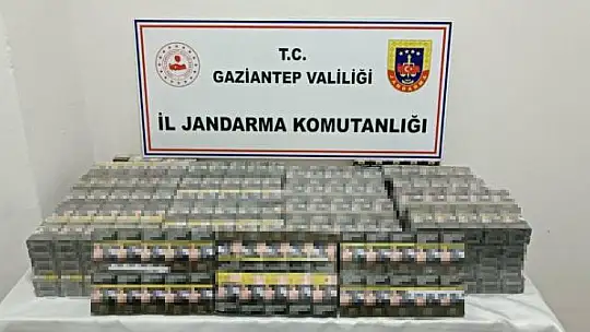 Gaziantep'te 150 bin TL değerinde kaçak sigara ele geçirildi