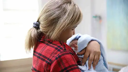 Gaziantep'te 18 yıllık özlem 3'üz bebekle son buldu