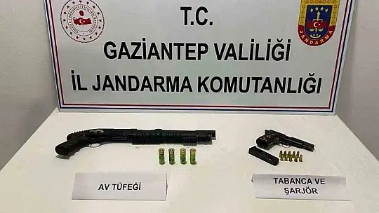 Gaziantep'te 19 adet ruhsatsız silah ele geçirildi