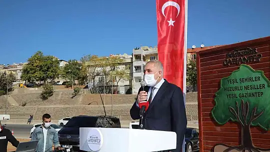 Gaziantep'te 27 milyon fidan hedefi için ağaç dikim başladı
