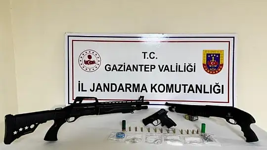 Gaziantep'te 35 adet ruhsatsız silah ele geçirildi