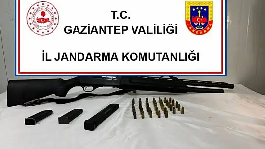 Gaziantep'te 35 adet ruhsatsız silah ele geçirildi
