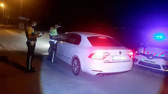 Gaziantep'te 35 sürücüye 225 bin TL alkol cezası