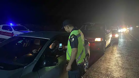 Gaziantep'te 35 sürücüye 225 bin TL alkol cezası