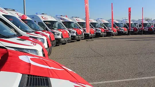 Gaziantep'te 38 yeni ambulans hizmete alındı