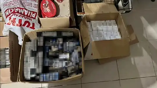 Gaziantep'te 41 bin TL değerinde kaçak sigara ele geçirildi: 1 gözaltı