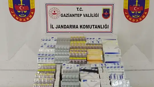 Gaziantep'te 417 bin lira değerinde kaçak malzeme ele geçirildi