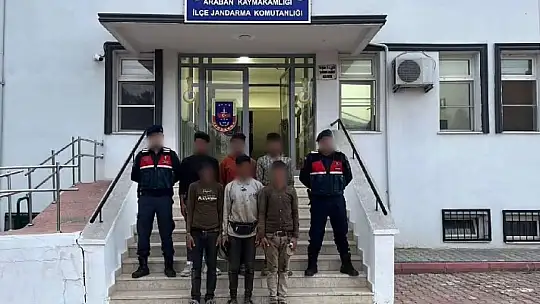 Gaziantep'te 45 düzensiz göçmen yakalandı