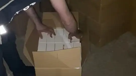 Gaziantep'te 470 bin kaçak makaron ele geçirildi