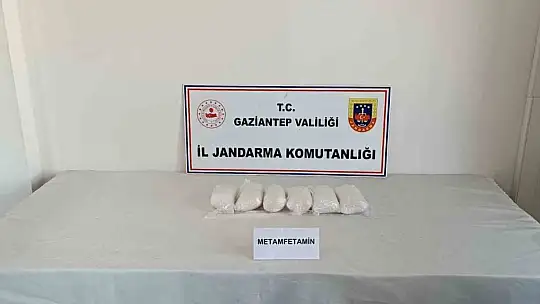 Gaziantep'te 5 kilo metamfetamin ele geçirildi
