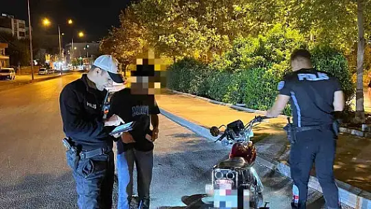 Gaziantep'te 59 motosiklet sürücüsüne 270 bin TL ceza