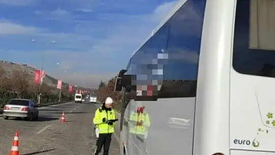 Gaziantep'te 65 araç sürücüsüne 105 bin 767 TL ceza