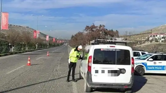 Gaziantep'te 65 araç sürücüsüne 105 bin 767 TL ceza