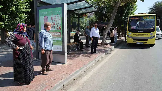 Gaziantep'te 65 yaş üstü vatandaşlar ulaşım hizmetinden memnun