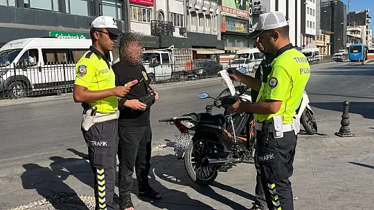 Gaziantep'te 93 motosiklet sürücüsüne 187 bin TL ceza