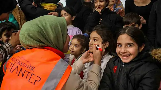 Gaziantep'te afetzede çocuklara psikososyal destek