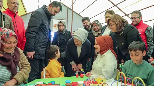 Gaziantep'te afetzede çocuklara psikososyal destek