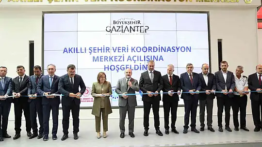 Gaziantep'te Akıllı Şehir ve Koordinasyon Merkezi