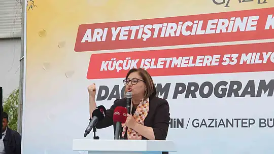 Gaziantep'te arı yetiştiricilerine ve çiftçilere dev destek