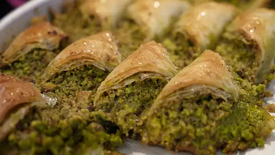 Gaziantep'te baklavacıların bayram yoğunluğu başladı