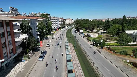 Gaziantep'te Bilal Erdoğan'ın katılımıyla dünya bisiklet günü etkinliği
