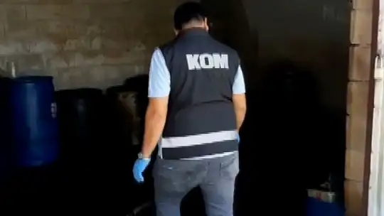 Gaziantep'te bin 550 litre kaçak akaryakıt ele geçirildi