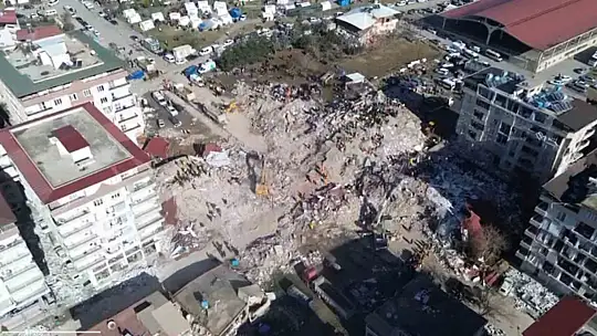 Gaziantep'te çadır kent havadan görüntülendi