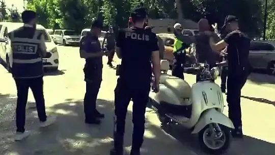 Gaziantep'te çalıntı motosiklet denetimi yapıldı