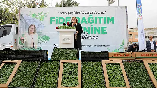 Gaziantep'te çiftçilere 2 milyon adet fide desteği