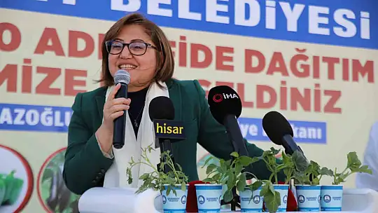 Gaziantep'te çiftçiye 11 milyon 500 bin adet fide dağıtıldı