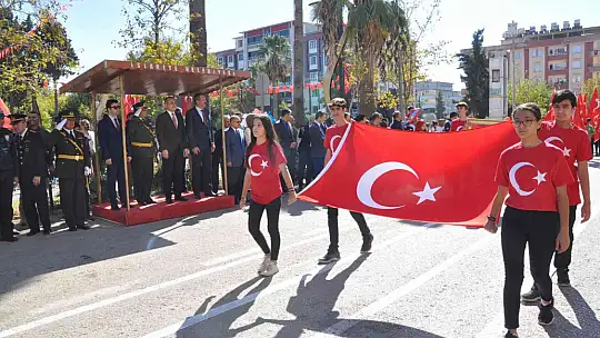 Gaziantep'te Cumhuriyet coşkusu