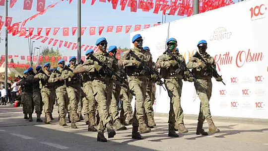 Gaziantep'te Cumhuriyet'in 100. Yılı coşkuyla kutlandı