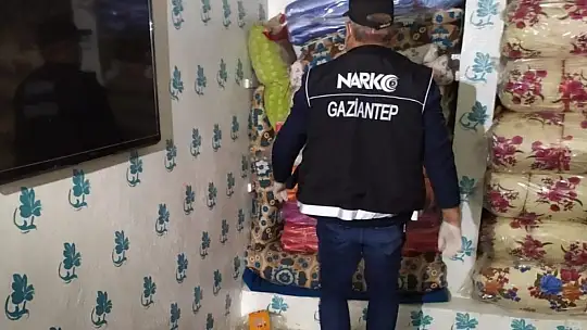 Gaziantep'te dev uyuşturucu operasyonu