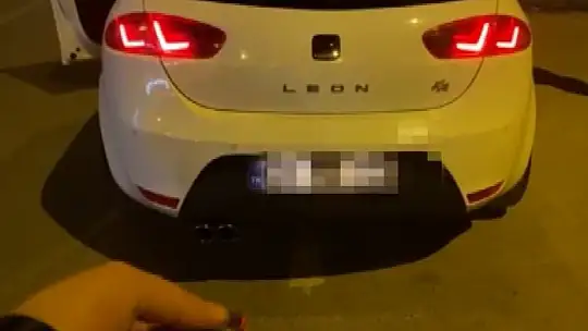 Gaziantep'te drift atan ve gürültü yapan 33 araca ceza
